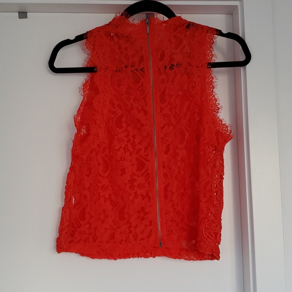 Zara Embroidered Front Lace Top - Picture 5 of 8
